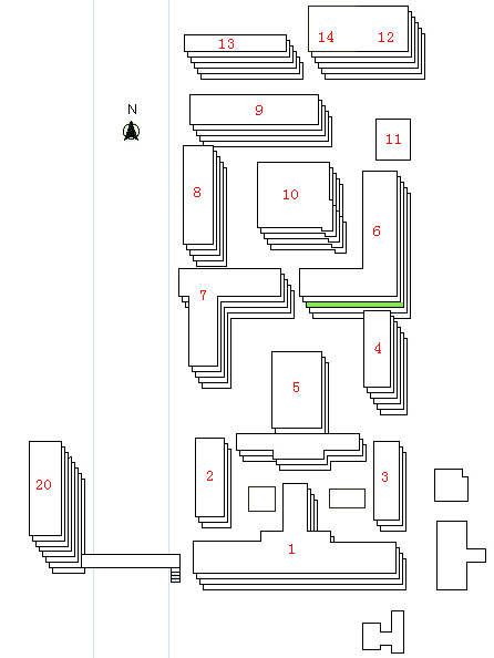 Position Map for Section of Carpets