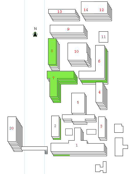 Position Map for Section of Decorations