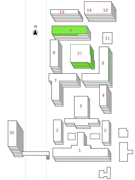 Position Map for Section of Household Textiles-Canton Fair