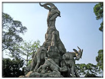 Five-Ram Sculpture at Yuexiu Park